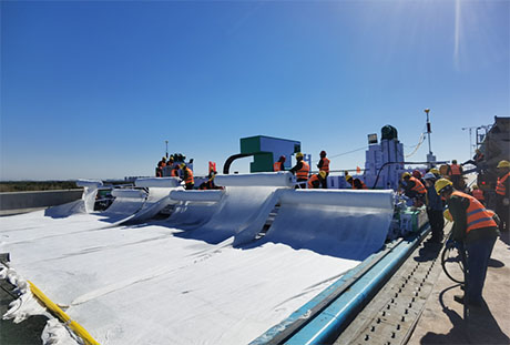 G104京嵐線濟(jì)南黃河公路大橋UHPC施工2A